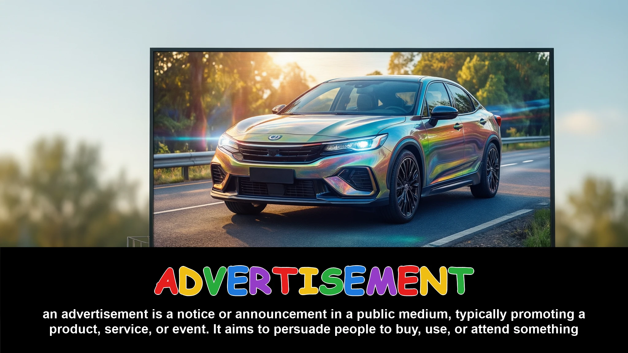 English Illustration for advertisement